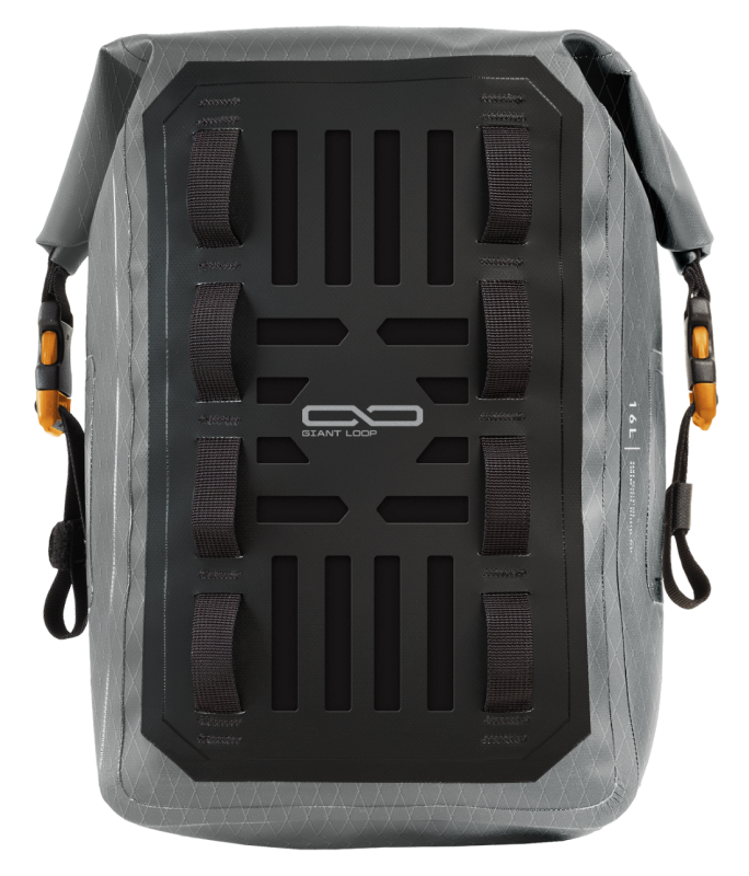Giant Loop RTL25-G Revelstoke Dry Bag 16L Gray Motorcycle