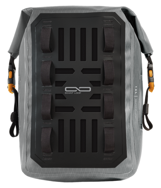Giant Loop RTL25-G Revelstoke Dry Bag 16L Gray Motorcycle