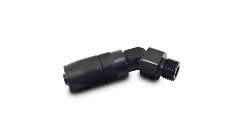 Vibrant Male -6AN 45 Degree Hose End Fitting - 9/16-18 Thread (6)