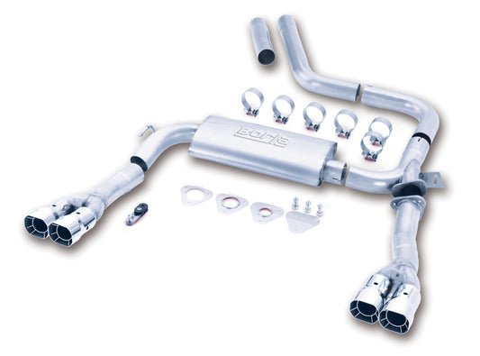 Borla 14780 98-01 CAMARO/TRANS AM 5.7L V8 AT/MT Catback Exhaust Quad Tips - #14780