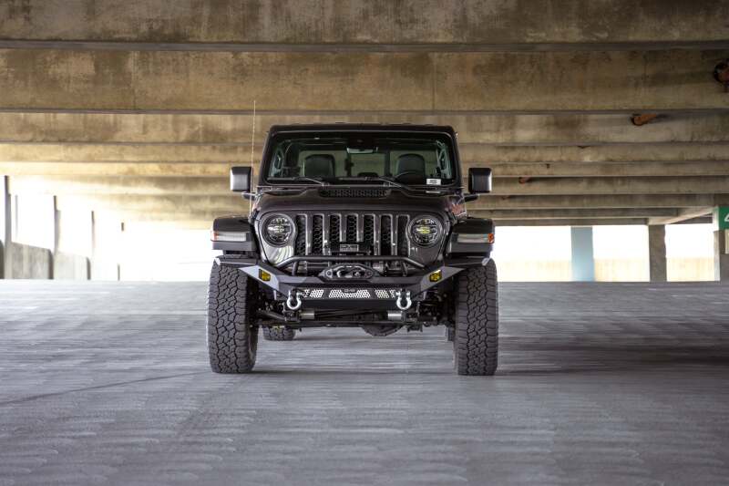DV8 Offroad 07-18 Jeep Wrangler JK / 18-23 Wrangler JL / 20-23 Gladiator JT MTO Series Front Bumper - #FBJL-12