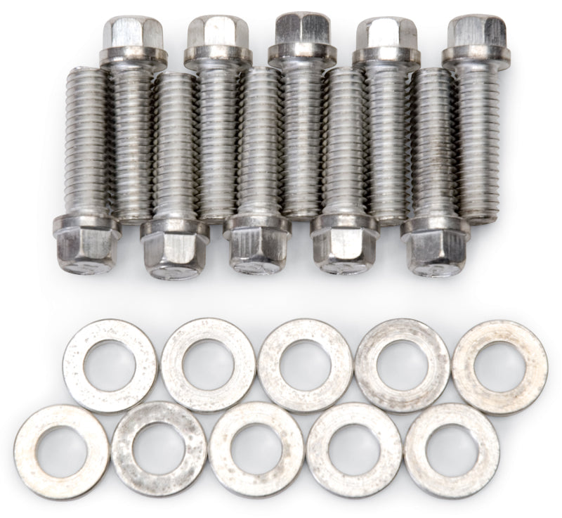 Edelbrock 8559 Plated Intake Bolt Kit for 2156