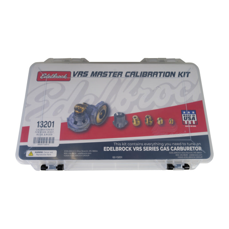 Edelbrock 13201 VRS-4150 Master Calibration Kit for 1306 1307 1308 1309 Carbs