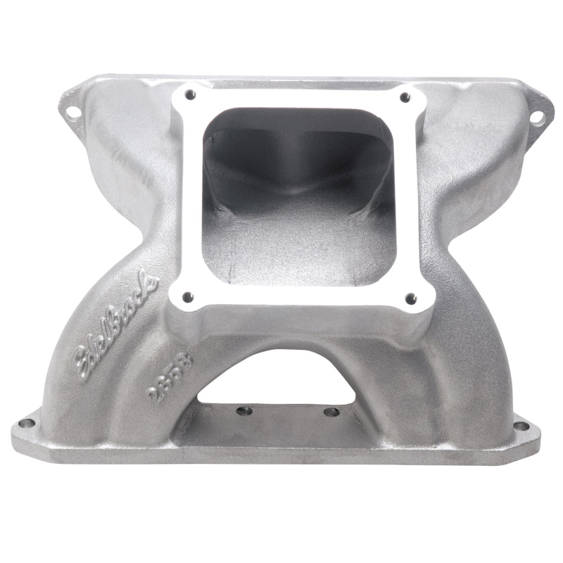 Edelbrock 2858 Manifold SBC Victor Spider Glidden 18 Degree Heads Dominator Flange