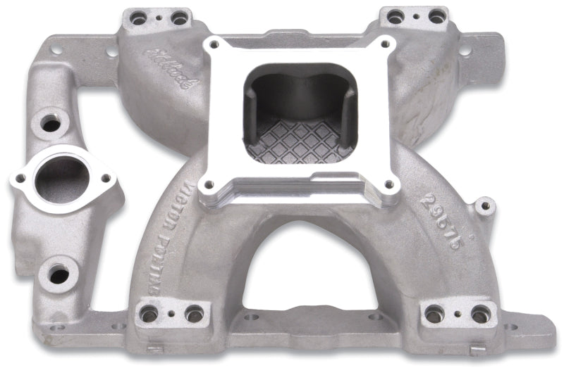 Edelbrock 29575 Intake Manifold Super Victor EFI Pontiac 389/455 for Standard Flange Tb
