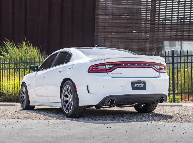 Borla 140675 2015-2022 Charger SRT 392 / Scat Pack 6.4L Atak Catback Exhaust Single Split Rear Exit - #140675