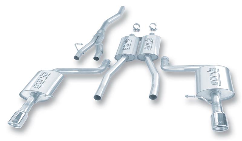 Borla 140100 Cat Back system for 02-08 Audi A4 Quattro 2.0L 4cyl - #140100
