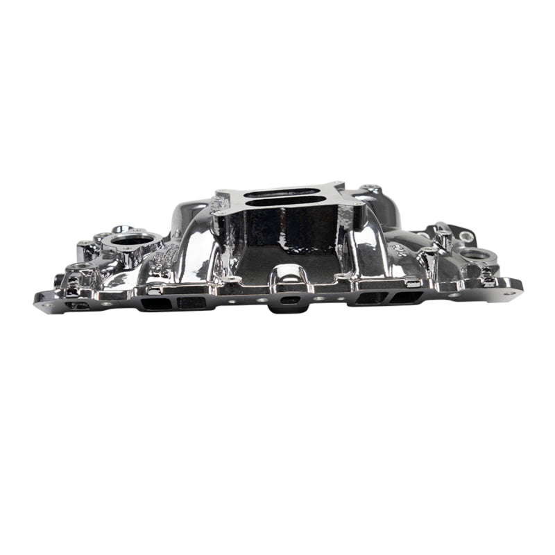 Edelbrock 2701-CP SBC Performer EPS Manifold - Chrome Plasma Coated