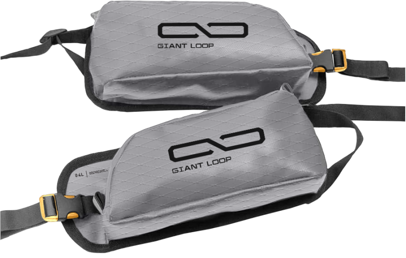 Giant Loop PNN25-G Pannier Pockets 4L Gray Motorcycle