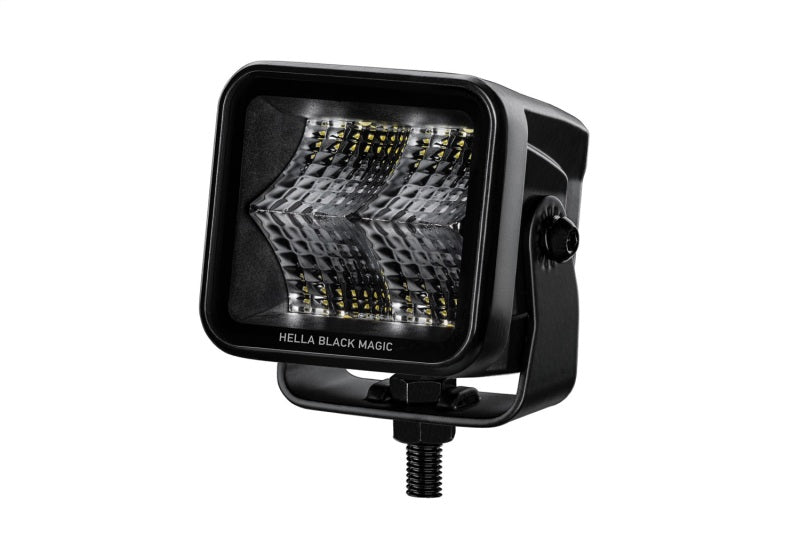 HELLA 358176801 Black Magic 2.7in LED Cube Kit - Flood Beam