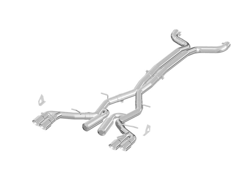 MBRP Camaro V8 6spd 3in Race Dual Cat Back w/ 4.5in Quad Dual-Wall Tips