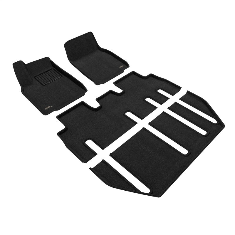 3D MAXpider Elegant Front, Rear & 3rd Row Floor Mats for 2022-2024 Tesla Model X (7-Seat)