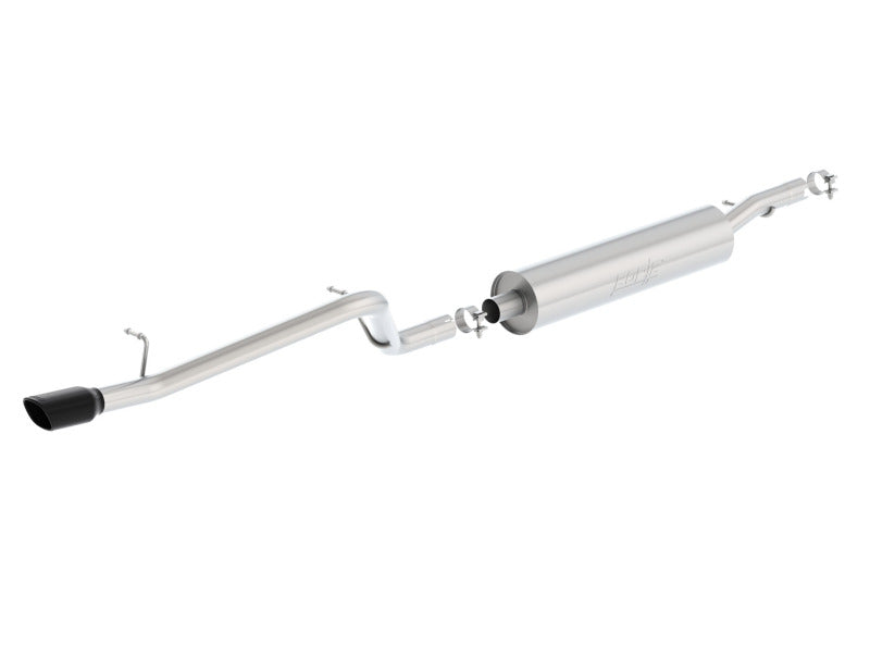Borla 140479BC 12-16 Jeep Wrangler V6 4WD Dirt Sport Cat-Back 2.5in Single Square Rolled Angle Cut Rear - #140479BC
