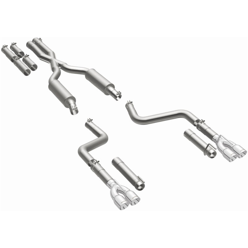 MagnaFlow 19367 2017+ Dodge Challenger 409 SS Polished 3in Quad Tips Cat-Back Exhaust - #19367
