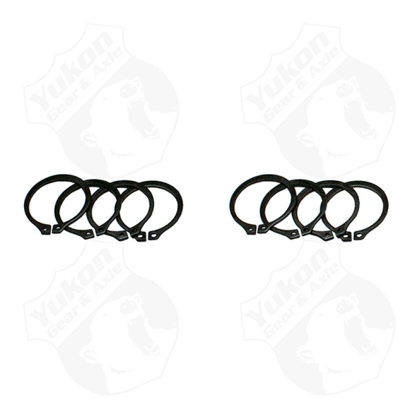 Yukon Gear & Axle YP SJ-297X-501 (4) Full Circle Snap Rings / Fit 297X U-Joint with Aftermarket Axle