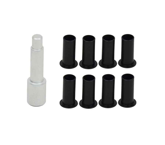 Kentrol 70002 Door Hinge Liners for 2007-2018 Jeep Wrangler JKU 4-Door - Textured Black