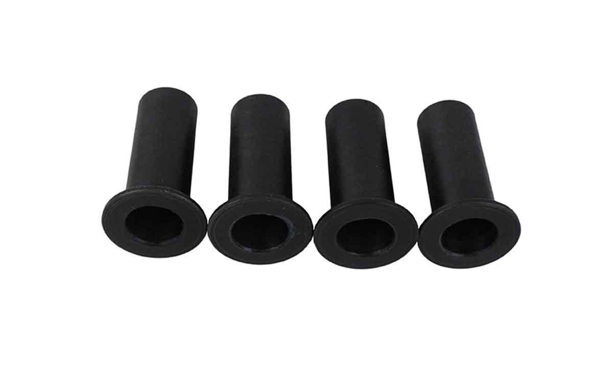 Kentrol 70005 Door Hinge Liners for 1955-2006 Jeep CJ Wrangler YJ TJ LJ - Textured Black