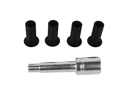 Kentrol 70005 Door Hinge Liners for 1955-2006 Jeep CJ Wrangler YJ TJ LJ - Textured Black
