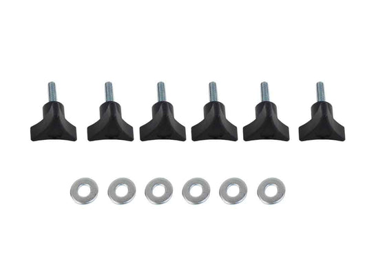 Kentrol 70008 Hardtop Quick Release Screws 6 Piece for 2003-2020 Jeep Wrangler TJ JK JL