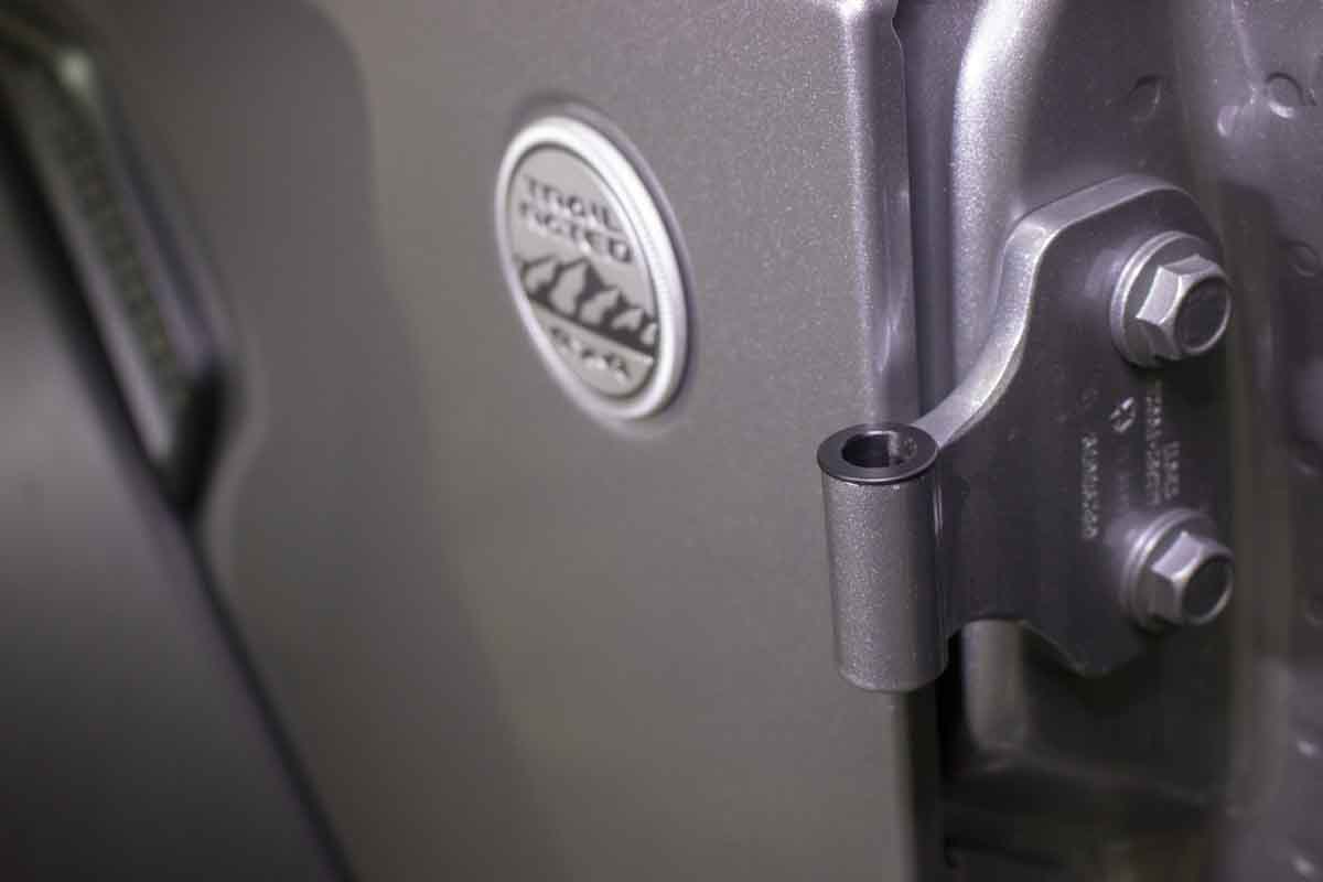 Kentrol 70012 Door Hinge Liners for 2018-2026 Jeep Wrangler JLU Gladiator 4-Door - Textured Black