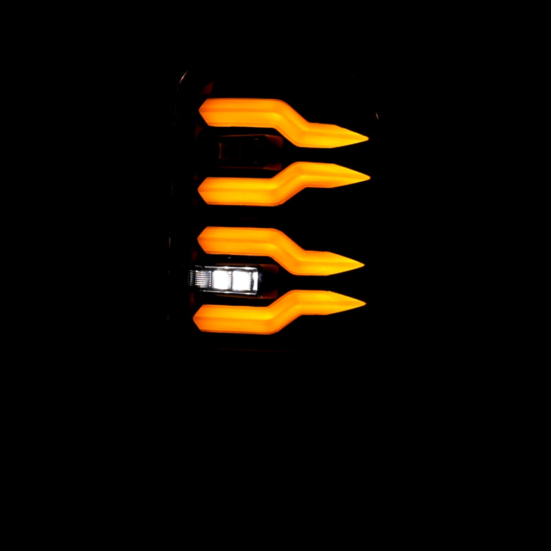AlphaRex 643002 94-01 Dodge Ram 1500/2500/3500 LUXX-Series LED Tail Lights - Black