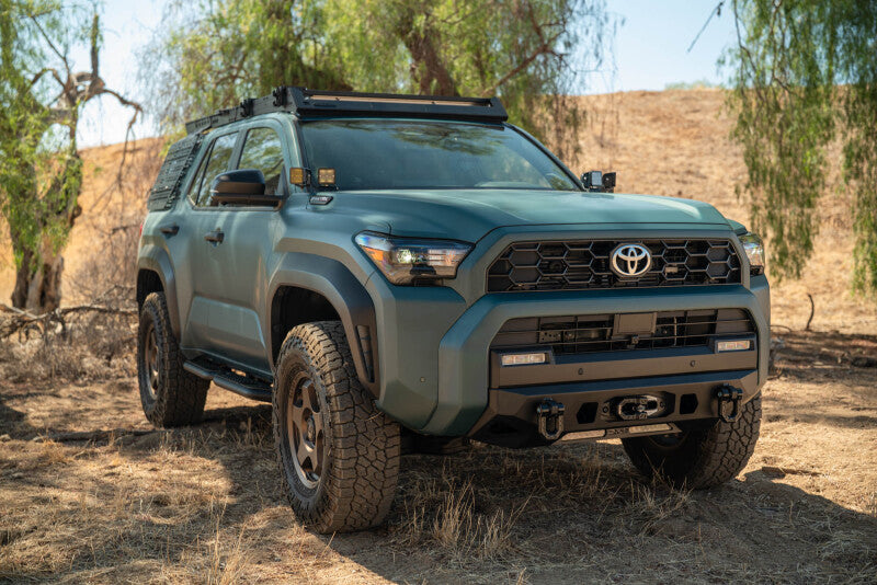 DV8 Offroad 2025 Toyota 4Runner Front Bumper w/ Centric Winch - #FBTF3-03