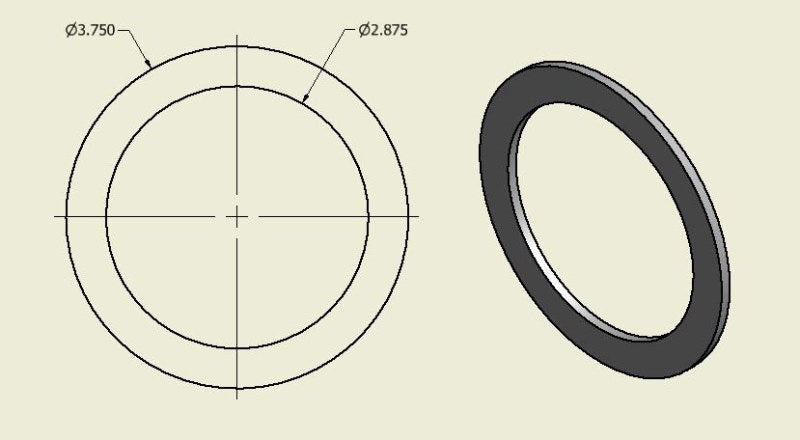 UMI Performance 90063 Spring Spacer 3/16in