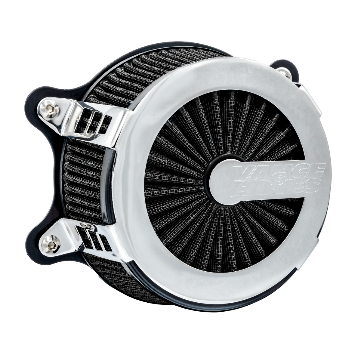 Vance & Hines 70355 Cage Fighter Intake Chrome for 2008-2017 Harley-Davidson Touring