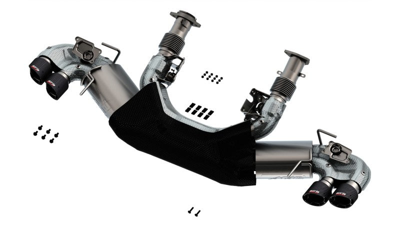 Borla 140839CF 2020 Chevrolet Corvette C8 6.2L ATAK 3in Exhaust System Dual Round Angle Cut Carbon Fiber Tips - #140839CF