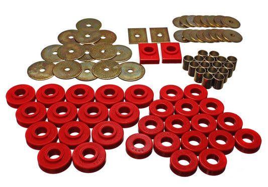 Energy Suspension for GM Body Mount Set - Red 3.4120R