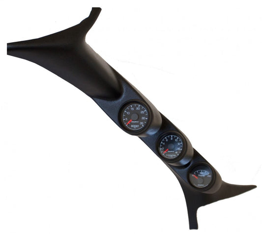 AutoMeter 7077 Factory Match Triple Pillar Gauge Kit for 1999-2007 Ford Super Duty