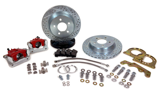 Baer Brakes Ford 8.8in C-Clip Rear Ends 11.65in Classic Series Rear Brake Kit — 5 Lug