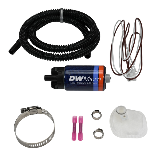 DeatschWerks DW Micro Series 210lph Low Pressure Lift Fuel Pump w/ Universal Install Kit