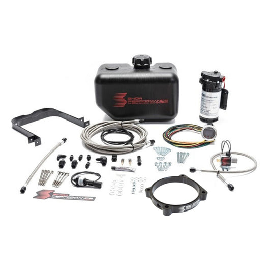 Snow Performance SNO-2168-BRD Stage 2 Boost Cooler 105mm for Hellcat Water Methanol Injection Kit w/SS Braided Line