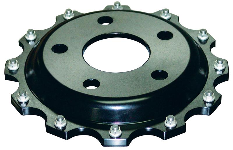 DBA 11-13 Ford Mustang GT 5.0L (V8) 5000 Series Slotted Front Replacement Rotor