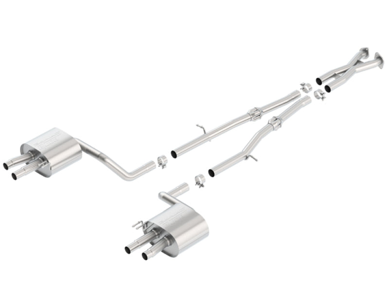 Borla 140736 Cat-Back Exhaust System S-Type for 2018-2021 Kia Stinger (3.3L V6 Twin Turbo)
