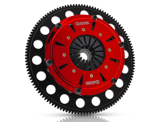 Action Clutch ACR-2228-S 7.25in Sprung Twin Disc Race Kit with Chromoly Flywheel for 2012-2015 Honda Civic Si 2.4L (K24Z7)