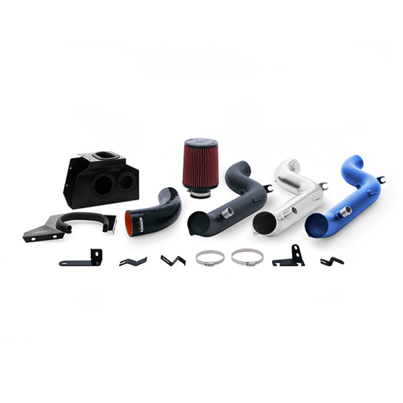Mishimoto 2016 Ford Focus RS 2.3L Performance Air Intake Kit - Wrinkle Nitrous Blue - #MMAI-RS-16WBL