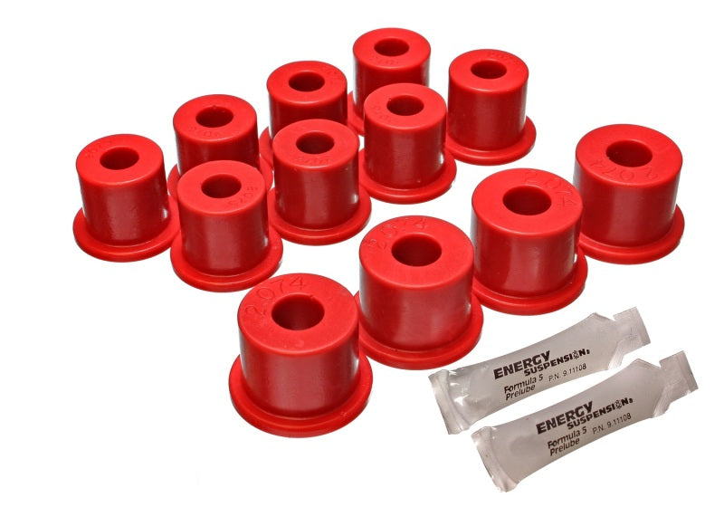 Energy Suspension for 720 & Hardbody Pickup 2WD Red Rear Bushing Set 7.2101R
