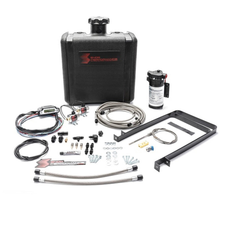 Snow Performance SNO-530-BRD for Chevy/GMC Stage 3 Boost Cooler Water Injection Kit (SS Braided Line 4AN Fittings)