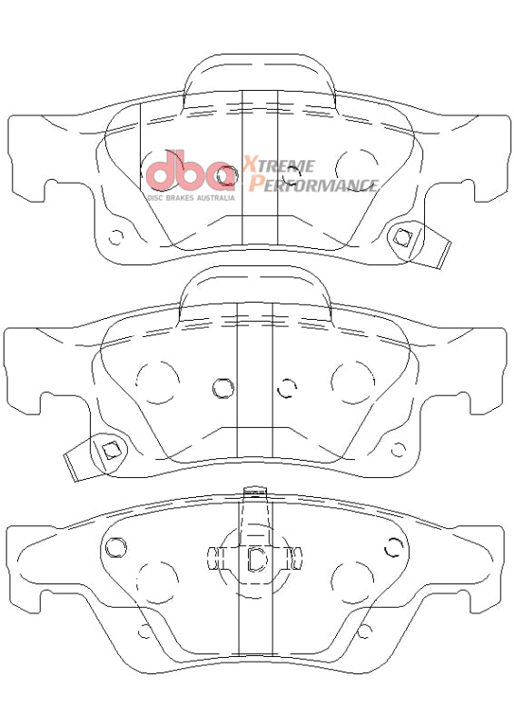 DBA 10-15 Camaro XP650 Rear Brake Pads