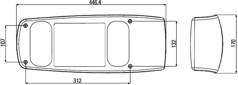 HELLA 007502217 Caraluna I Multifunction Rear Combination Lamp 12V
