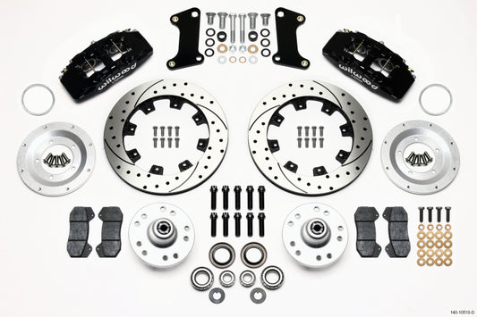 Wilwood Dynapro 6 Front Hub Kit 12.19in Drilled 67-69 Camaro (*Line Kit Needed*) - #140-10510-D