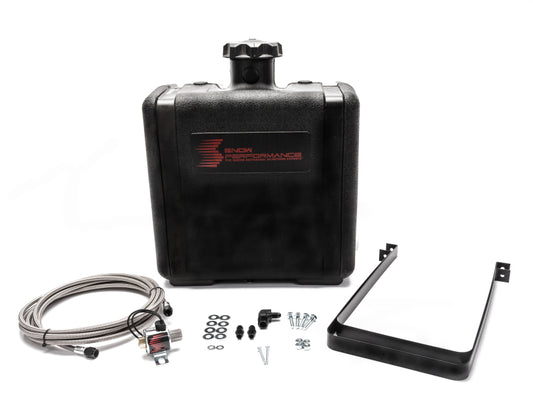 Snow Performance SNO-40016-BRD Water Tank Upgrade 7gal (w/Braided SS Line/Brackets/Solenoid/4AN Fittings)