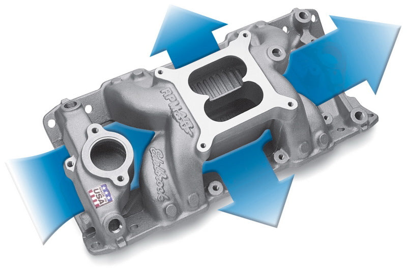 Edelbrock 7501 Performer RPM Air-Gap Intake Manifold for Small Block Chevrolet