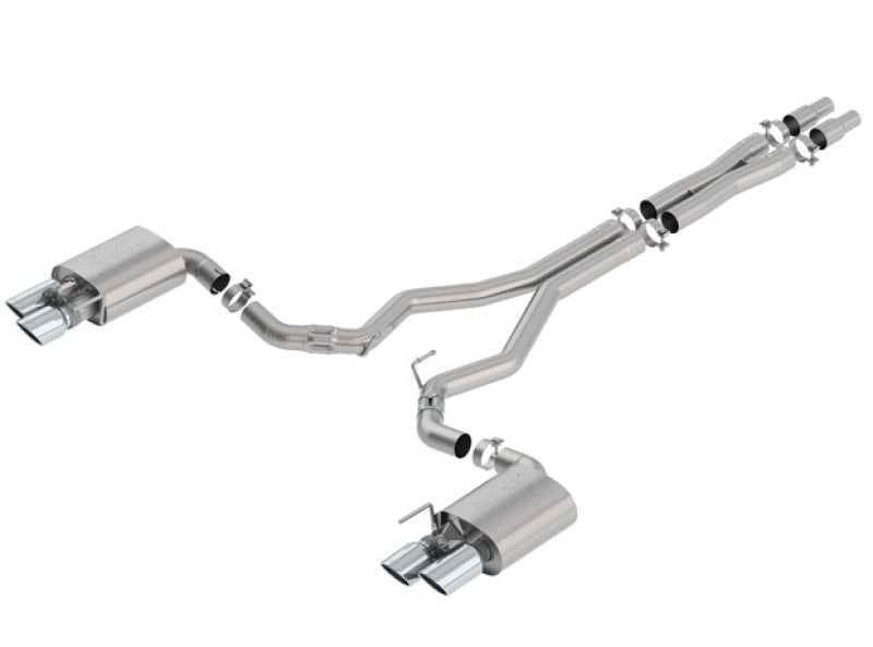 Borla 140743 Cat-Back Exhaust System ATAK for 2018-2023 Ford Mustang GT (5.0L)