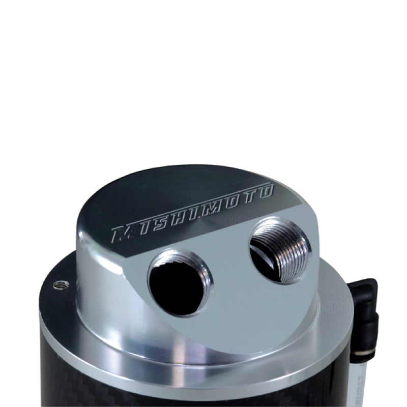 Mishimoto Carbon Fiber Oil Catch Can 10mm Fittings - #MMOCC-CF