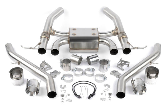 Dinan 21-27 BMW M3/M4 (G80/G82/G83) Valved Axleback Exhaust System - Polished Tips