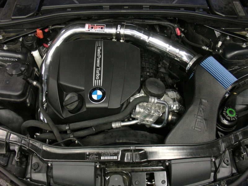 Injen 11 BMW E82 135i (N55) Turbo/E90 335i Wrinkle Black Tuned Air Intake w/ MR Tech, Air Fusion - #SP1126WB