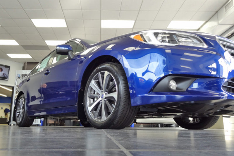 Rally Armor UR Mud Flaps - 2015-2019 Subaru Legacy - Black/Grey Logo - #MF34-UR-BLK/GRY
